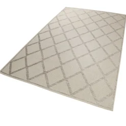 ESPRIT Outdoorteppich RHOMB 120 x 170 cm beige/grau