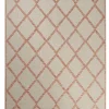 ESPRIT Outdoorteppich RHOMB 80 x 150 cm beige/rot