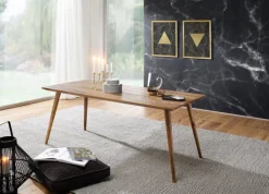 Esstisch 180 x 80 cm braun