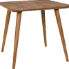 Esstisch 80 x 80 cm braun