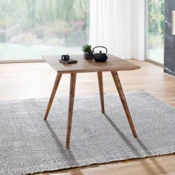 Esstisch 80 x 80 cm braun