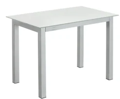 Esstisch 130 x 80 cm NB grau/weiß