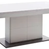 Esstisch AMORA 100 x 180-280 cm NB weiß