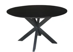 QUARTIER Esstisch ARAS 150 x 150 cm schwarz