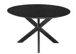 QUARTIER Esstisch ARAS 150 x 150 cm schwarz