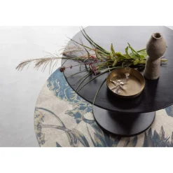 Esstisch BLANCO 120 cm rund Mangoholz schwarz