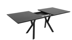 QUARTIER Esstisch ET Trier 160-200 x 90 cm schwarz