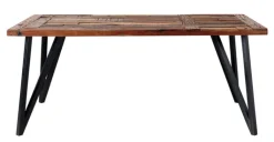 QUARTIER Esstisch HAWK braun /schwarz