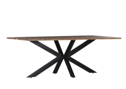 QUARTIER Esstisch LORENZO 180 x 90 cm Akazie Massivholz/schwarz