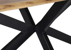 QUARTIER Esstisch LORENZO 180 x 90 cm Akazie Massivholz/schwarz