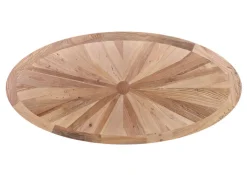 QUARTIER Esstisch OVAL 254 x 135 cm Ulme massiv