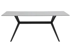 Esstisch STEVEN 90 x 180 x 76 cm Grau
