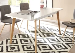 Esstisch SVANTE Scand Oak Dekor/Weiss