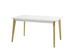 Esstisch SVANTE Scand Oak Dekor/Weiss