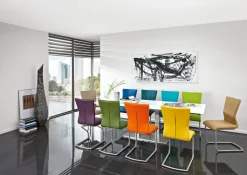 Esszimmerstuhl AMATI ST 3 F Lederlook taupe