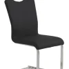 Esszimmerstuhl AMATI ST M5 MF Edelstahl /Lederlook schwarz