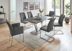 Esszimmerstuhl AMICO X16-AL Slate steingrau