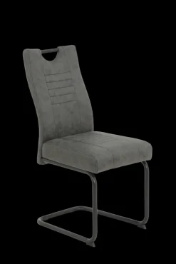 Esszimmerstuhl JUPITER 2er Set anthrazit