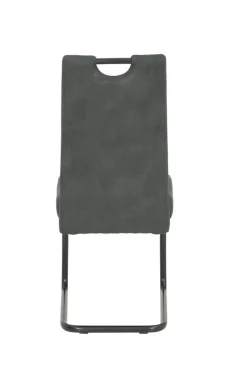 Esszimmerstuhl MAJA 4er Set grau/schwarz