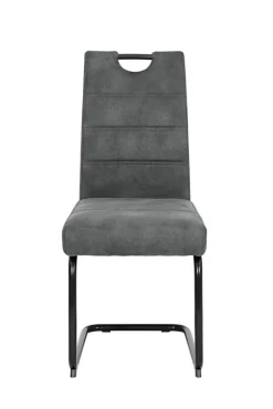 Esszimmerstuhl MAJA 4er Set grau/schwarz