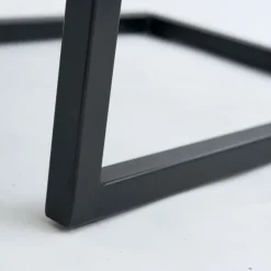 Esszimmerstuhl RANI 4er Set Vintage anthrazit