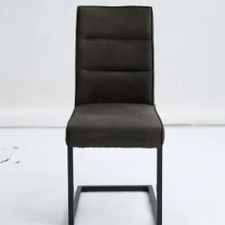 Esszimmerstuhl RANI 4er Set Vintage anthrazit