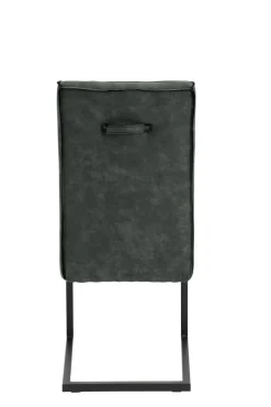 Esszimmerstuhl RANI 4er Set Vintage anthrazit