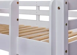 Kinder Etagenbett FREDERIK 90 x 200 cm weiß