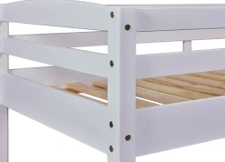 Kinder Etagenbett FREDERIK 90 x 200 cm weiß