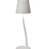 FABAS LUCE Akku LED Tischlampe JUDY weiß