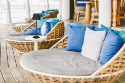 FABAS LUCE Akku LED Tischlampe KATY schwarz