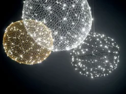 FABAS LUCE LED Pendelleuchte SUMTER 50 cm schwarz