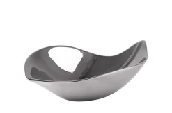 Fink Dekoschale SIBELL 22 cm silberfarbig