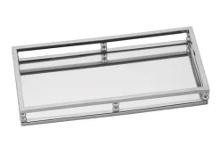 Fink Dekotablett COSIMA 20 x 40 cm Edelstahl