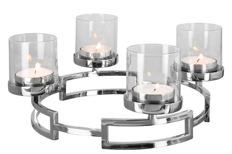 Fink Kerzenhalter HOMMAGE 30 cm Edelstahl