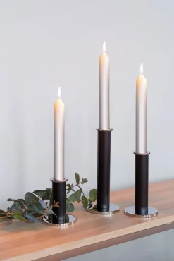 Fink Kerzenleuchter STRATO schwarz klein