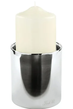 Fink Kerzenständer SOBRIO 11 cm silberfarbig