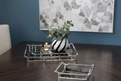 Fink Tablett PIANO 36 x 30 cm Edelstahl /Glas