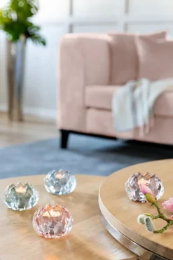 Fink Teelichthalter LOTTA 8,5 cm grau