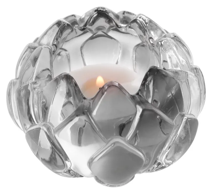 Fink Teelichthalter LOTTA 8,5 cm grau