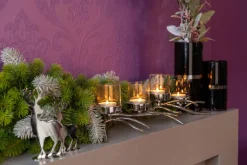 Fink Teelichthalter RAMUS 66 cm vernickelt