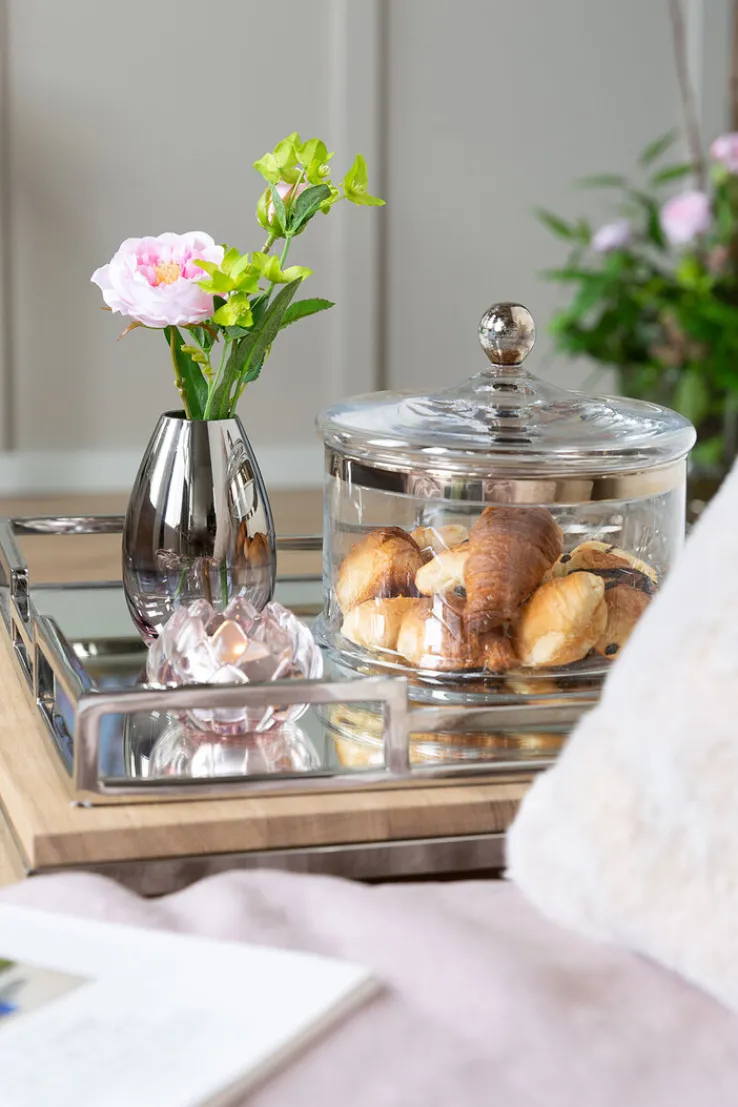 Fink Vase ZITA 12 cm rose-shading silver