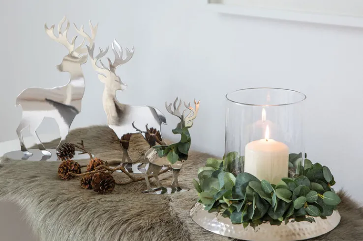 Fink Weihnachtsdeko Rentier JASPER 20 cm