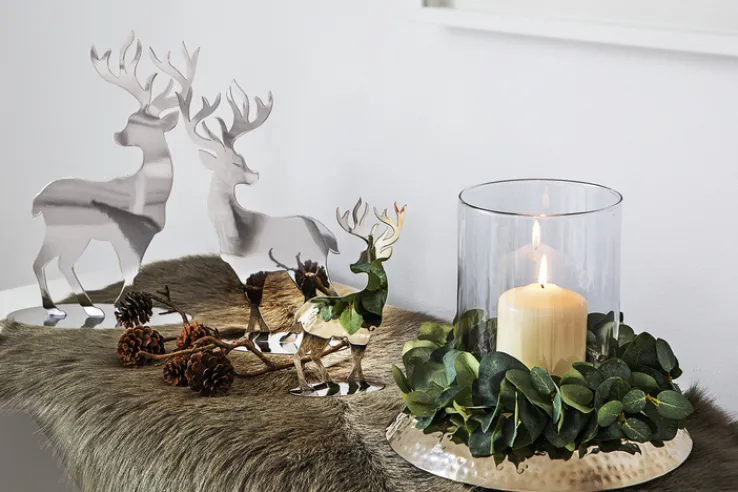 Fink Weihnachtsdeko Rentier JASPER 20 cm