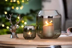 Fink Windlicht SMILLA 9 cm dunkelgrün