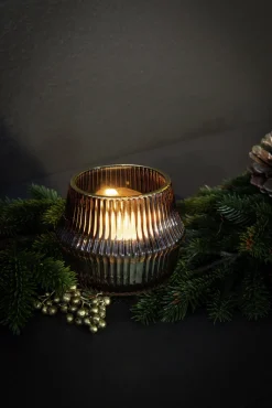 Fink  Windlicht FREYA 7 cm oliv