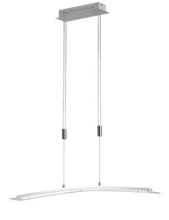 FISCHER & HONSEL CCT LED Pendellampe METIS 90 cm nickelfarbig