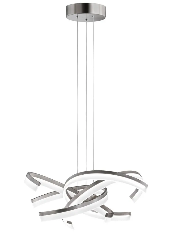 FISCHER & HONSEL LED Pendellampe SUND TW nickelfarbig