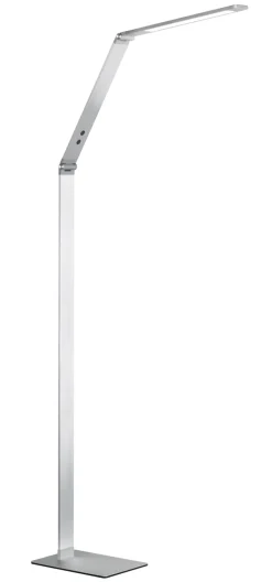 FISCHER & HONSEL LED Stehlampe DENT 1-flg alufarbig