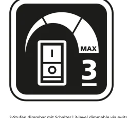 FISCHER & HONSEL LED Tischlampe GISI 25 x 25 cm